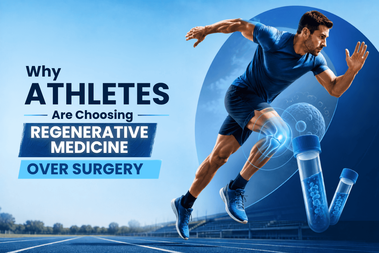 Athletes choosing regenerative medicine over surgery